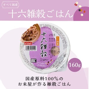 ご飯パック 十六雑穀ごはん 160g 24個 お米 レトルト 食品 無添加 国産 レンジ 簡単調理 温めるだけ ギフト 雑穀 雑穀 雑穀 雑穀 雑穀 雑穀 雑穀 雑穀 雑穀 雑穀 雑穀 雑穀