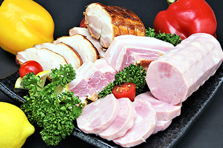 【飛騨 味職人】ボーノポークプレスハム＆焼豚セット（プレスハム約390g×2本、焼豚約250g×1個）豚肉 ブランド豚 贈答 ギフト【57-13】