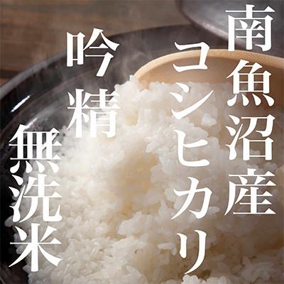ふるさと納税 南魚沼市 【発送月固定定期便】【6Kg】無洗米 吟精 南魚沼産コシヒカリ全9回 |  | 01