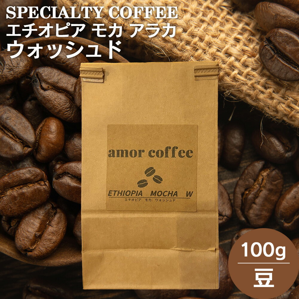 【ふるさと納税】エチオピア　モカ　アラカ　ウォッシュド　自家焙煎珈琲豆　100g　コーヒー 珈琲 豆 飲料 飲み物 ギフト プレゼント 東北 青森県 七戸町 送料無料　【02402-0438】