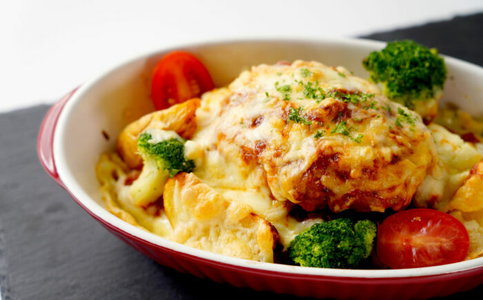 幸せ有っ田け！4種のふわふわ煮込みハンバーグ 計920g（4個入） / おかず お肉 簡単調理 夜ごはん / 佐賀県 / 西洋食堂信 [41APAA006]