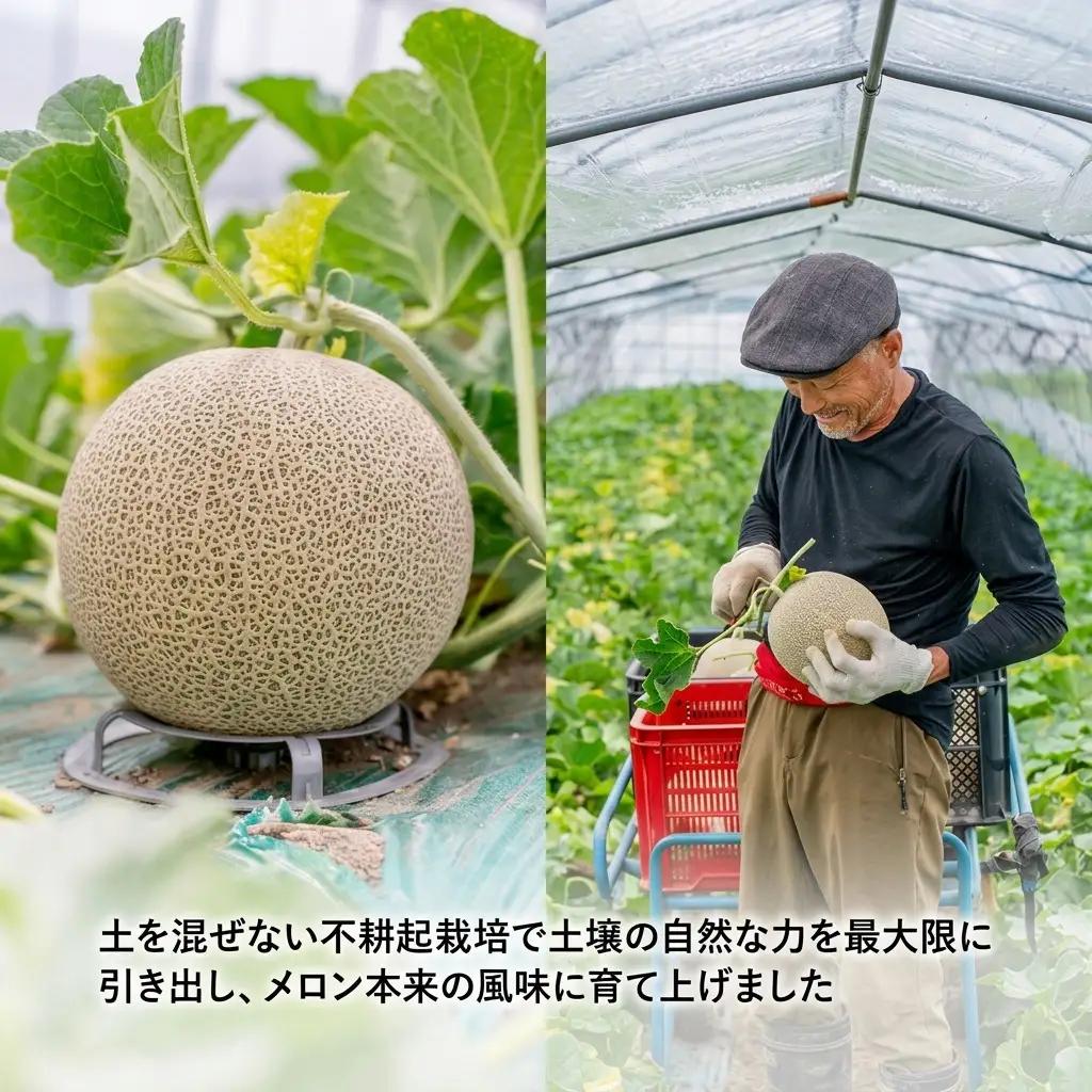 メロン 富良野産 赤肉メロン 榎本農園 フルーツ 【2玉 計3kg以上】【先行予約】