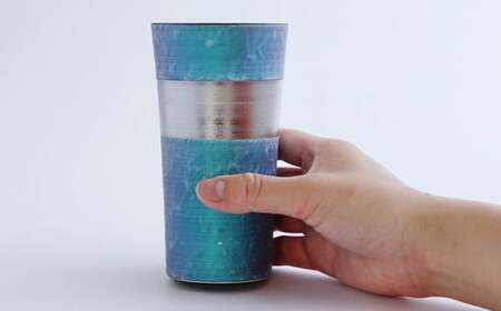 有田焼 麟 Lin プラチナ タンブラー 4個 (Green & Blue & Purple & Emerald)【金照堂】食器 カップ 4色 セット グリーン ブルー パープル エメラルド おしゃれ