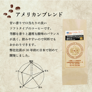 【豆】 コーヒー オリジナル ブレンド 200g × 3種 自家焙煎 コーヒー