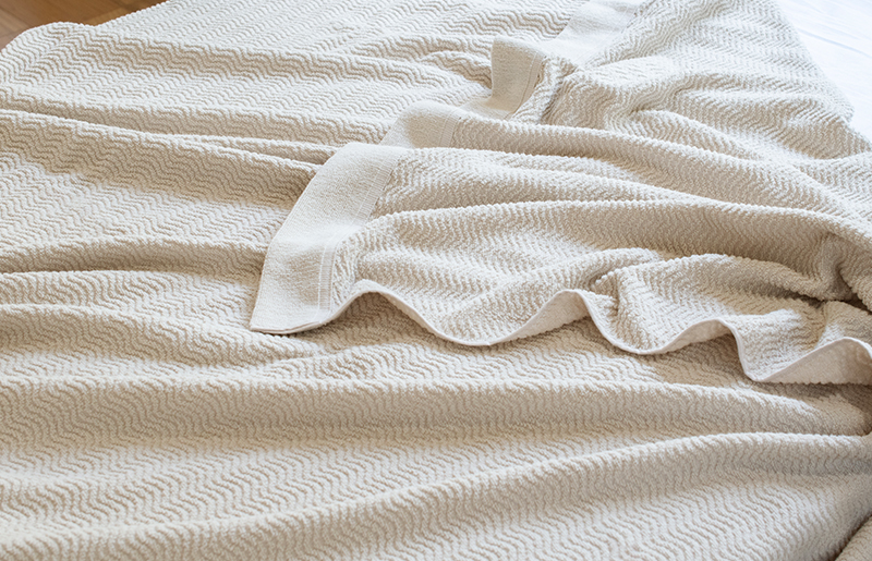 うとうとタオルケット（ベージュ）【日本製 国産 快眠 快適 上質 寝具 一年中 オールシーズン】 099H3669