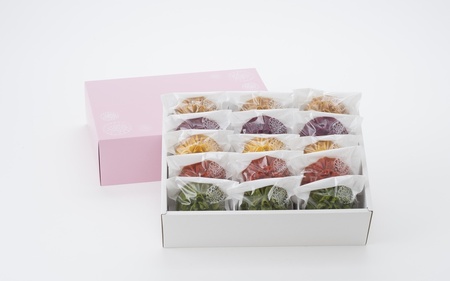 花咲かりん詰め合わせ箱 5種15個入り