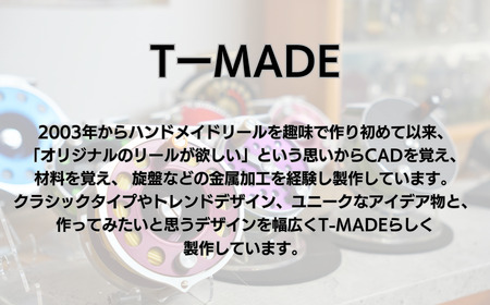 T-MADE ROOT#2 リール ブラック 釣り リール フィッシング 渓流釣り