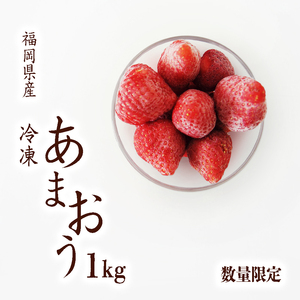 【2025年4月-10月発送】 あまおう 1kg 冷凍 いちご 冷凍 ｱｲｽ いちご あまおう いちご ｼｬｰﾍﾞｯﾄ いちご ONE004