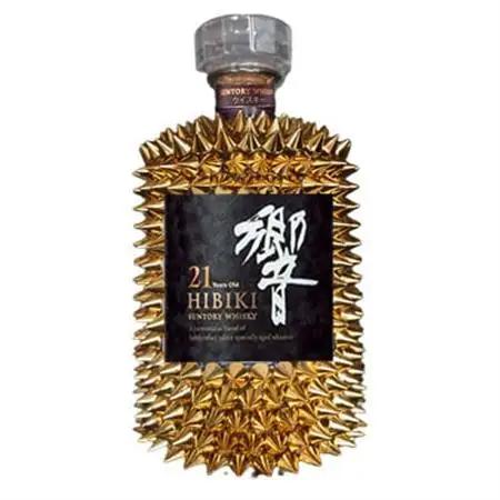ウィスキー オリジナル デコレーションボトル (トゲHB21Y:700ml)_酒・アルコール ウイスキー    雑貨・日用品  家具・インテリア _【1604807】