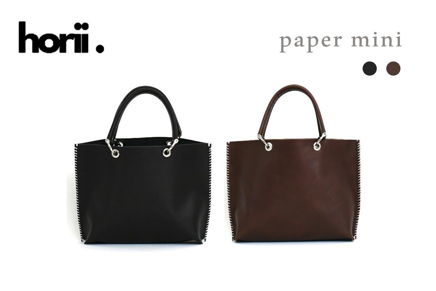 
                  【horii.】paper mini（ペーパーミニ） 70-10 本革 レザーバッグ レディースバッグ トートバッグ ハンドバッグ 受注生産
                