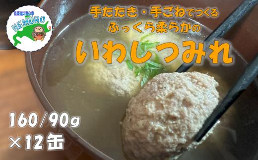 
                  B-78030 【北海道根室産】真いわしつみれ水煮160g×12缶
                