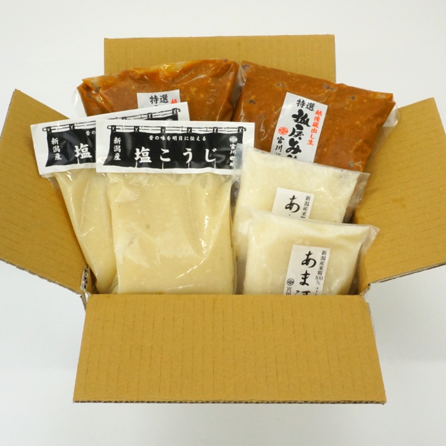 ＜宮川糀や＞雪国の調味料詰合せ