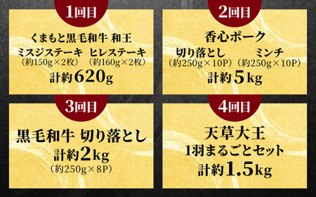 【全12回定期便】合志市肉の極み定期便[AYZZ012]