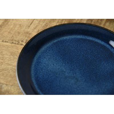 ふるさと納税 瑞浪市 【美濃焼】北欧/深ブルー21cmプレート 3517402 |  | 02