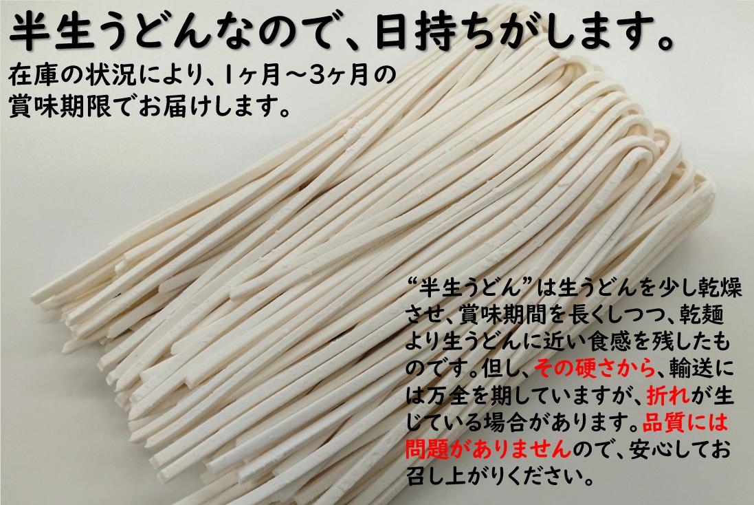 麺棒/　讃岐うどん　半生　20食セット