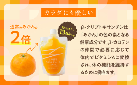 果汁 100％ まる搾り みかん ジュース 計3L 飲料 ソフトドリンク 果物 フルーツ 柑橘 シャーベット 国産 人気 おすすめ ギフト おすそ分け お土産 贈り物 お取り寄せ グルメ パウチ つぶ