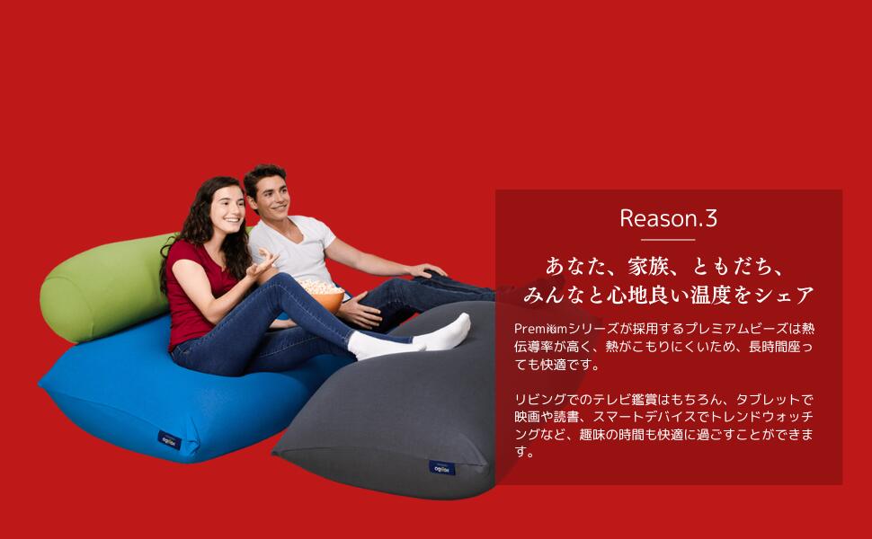 Yogibo Lite Premium（ヨギボー ライト プレミアム）レッド