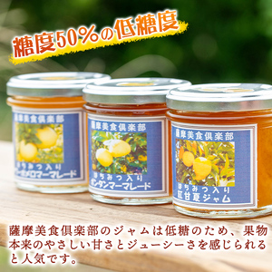 isa680 3種の柑橘ジャム食べ比べセットB(計3個・ボンタン、サワーポメロ、紅甘夏 各140g) 加工食品 果物 フルーツ 詰め合わせ 果肉 柑橘 低糖 ハンドメイド ジャム ギフト マーマレード