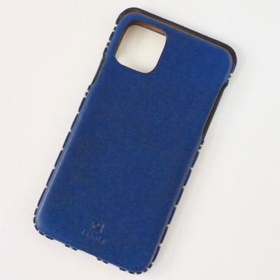 ふるさと納税 七尾市 【iPhone15用】本革ケース・ネイビー