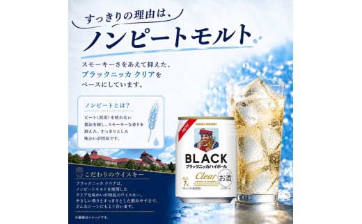 ブラックニッカ クリアハイボール 250ml 24缶 2ケース 48缶セット ハイボール お酒 酒 アルコール 柏市 千葉県