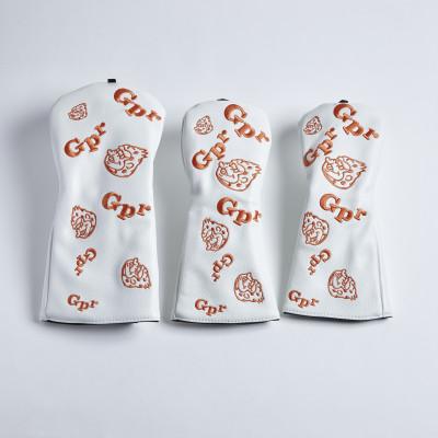 ふるさと納税 枚方市 Gprオリジナルヘッドカバー(3個セット) オレンジ