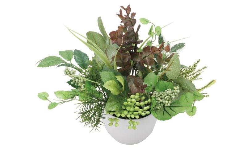 
            光の楽園 寄せ植えユーカリ【配送不可：北海道・沖縄・離島】 インテリア 光触媒 人工植物 造花 フェイクグリーン 花 フラワー 清浄 消臭 浜松市 [№5360-0683]
          