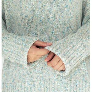 【ezu】color field sweater unabara /天然繊維◆海原◆Mサイズ【1720351】