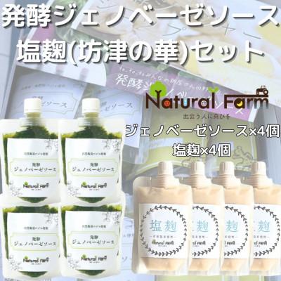 ふるさと納税 枕崎市 発酵ジェノベーゼソース&amp;塩麹(計8個)セットC0-69