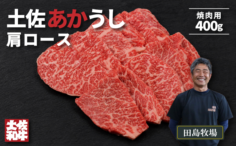 土佐 あかうし 赤牛 赤身 肩ロース 焼肉用 400g | 和牛 あか牛 アカウシ 牛肉 希少 ブランド 国産 プレゼント ギフト 冷凍 贈答 高知県 南国市