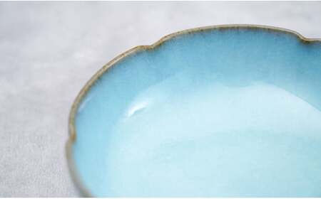 有田焼 月白輪花深皿（14.5cm）2個セット【梶原大敬 茂正工房】食器 うつわ 器 青磁 多様鉢 作家 35000円 3.5万円 ak004