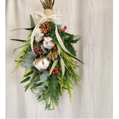 ふるさと納税 阿賀町 【自分で作る】Xmasスワッグキット【あかいみ】 |  | 03