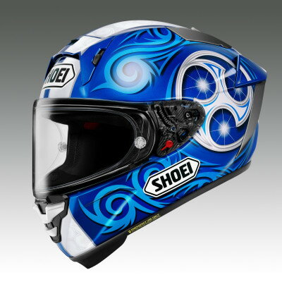 【ふるさと納税】SHOEI「X-Fifteen KAGAYAMA(BLUE/WHITE)」S PFSチケット付き【配送不可地域：離島・沖縄県】【1744739】
