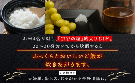 稚内ブランド認定品 宗谷の塩250g×4袋【配送不可地域：離島・沖縄県】