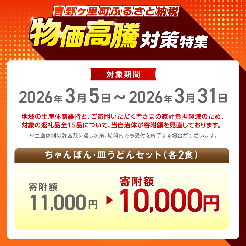 【スピード発送！】リンガーハット ちゃんぽん・皿うどんセット（各2食）あの人気店の味をおうちで！| チャンポン 皿うどん ちゃんぽん麺 |吉野ヶ里町/リンガーフーズ[FBI001]