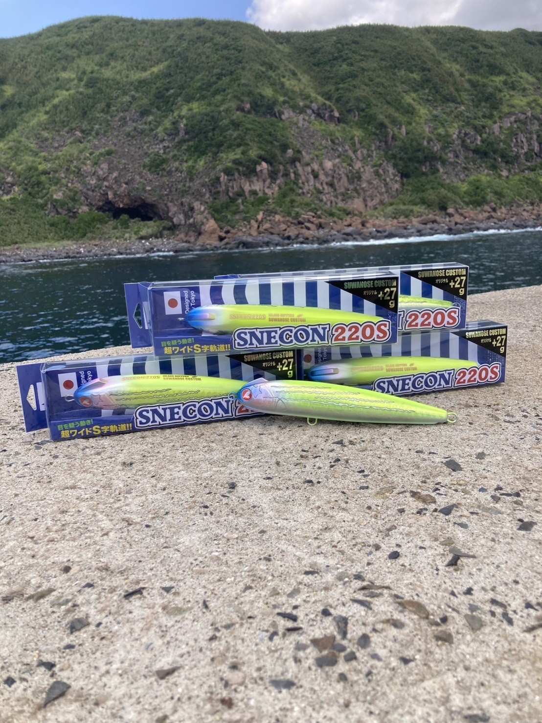 
                  【限定50個】BlueBlue×Island hoppers 
スネコン220S suwanose custom 185g(ヘビーシンクモデル）
                