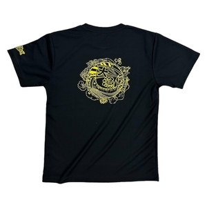 地域限定オリジナルデザインTシャツ（ブラック・ドライ素材）男女兼用サイズ 【R01015】
