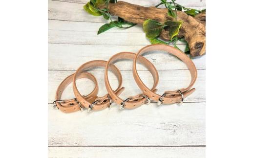 経年変化を楽しめる本革ベンズの犬・猫用首輪 (15㎜幅) 小型/中型/大型 犬用首輪 猫用首輪 首輪 犬 猫 本革 Lサイズ