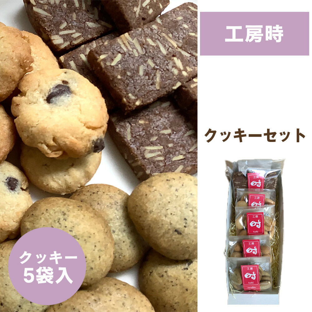 【ふるさと納税】星と風のギフト【クッキーセット/工房 時】 ／ クッキー 詰め合わせ 焼き菓子 手作り よつ葉バター ナッツクッキー アーモンド カシューナッツ 紅茶クッキー チョコチップクッキー 食べ比べ サクサク食感 素朴な味 おやつ ギフト お取り寄せ [No.275]