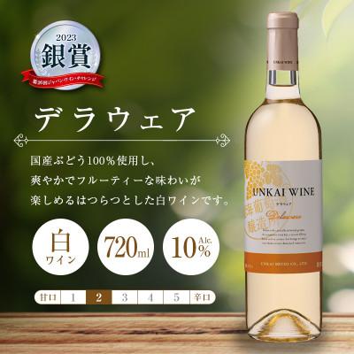 ふるさと納税 綾町 「金賞、銀賞入り」「雲海ワイン」赤・白・ロゼ　3種のワイン飲み比べセット(綾町) |  | 02