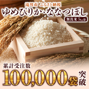 【定期便(5kg×6カ月)】【無洗米】令和6年産北海道産ななつぼし【滝川市産】 | 米 お米 精米 ブランド米 コメ ごはん ご飯 白米 無洗米 ななつぼし 特A お米マイスター北海道米 毎月お届け 