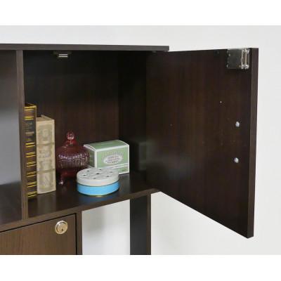 ふるさと納税 海南市 ラック鍵付き4段　ブラウン |  | 02