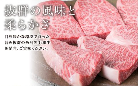 【極上 ステーキ 】合計 600g (6枚入) ハネシタロース ランプ A4ランク 糸島 黒毛和牛 【糸島ミートデリ工房】[ACA041] 希少 ステーキ 牛肉 赤身 国産 和牛 黒毛和牛
