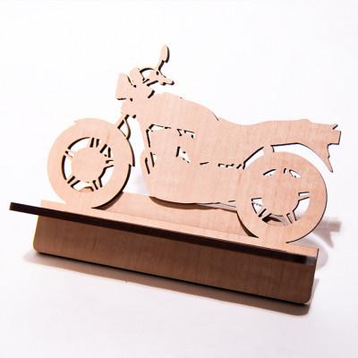 ふるさと納税 大木町 【国産/雑貨】メガネスタンド005 バイク 約15cm幅《メープル色》(大木町) CK150