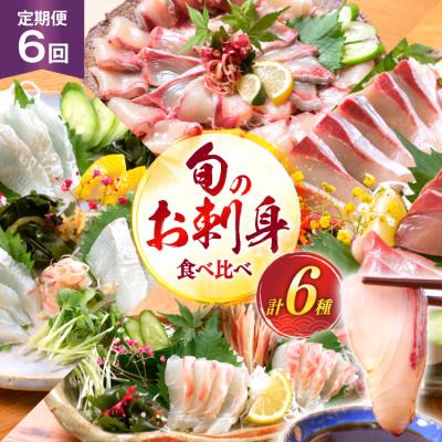 ふるさと納税 日向市 【毎月定期便】新鮮 旬のお刺身 食べ比べ 全6回