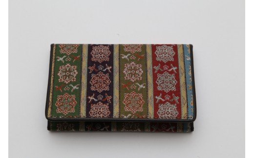 【西陣活性化を応援！】西陣織名刺入れ（経錦 唐花雙鳥長斑錦） 261009_B-EZ25