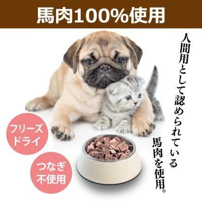 ふるさと納税 泉佐野市 馬肉フリーズドライ ペットフード 25g×3袋(犬猫用 国産) 005A706 |  | 01