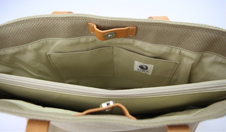 御影屋 松右衛門帆 コンビトート yellow brown 【ファッション バッグ 兵庫県 高砂市】