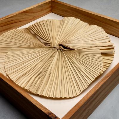 ふるさと納税 伊平屋村 クバの額装KUBANOHOSHI(ホワイト)Sサイズ |  | 01