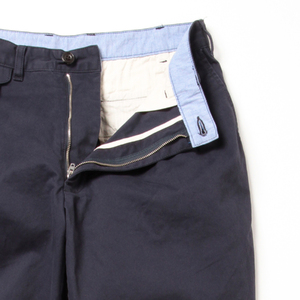 BEAMS PLUS 2プリーツ ツイル パンツ　NAVY　XL