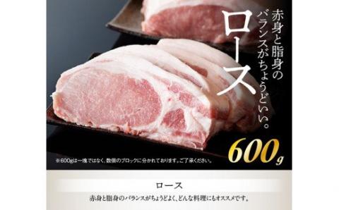 川南ポーク 豚肉4種(バラ、ロース、カタロース、ヒレ)食べ比べセット 2.4kg　豚肉[E5006]